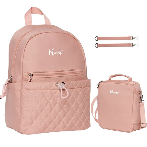 MIMMTI® Mini luiertas rugzak en kinderrugzak in één